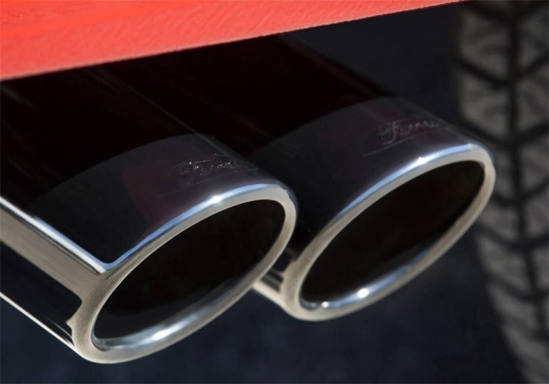 Ford Racing 2019 Ranger 2.3L Ecoboost Side Exit Cat-Back Exhaust System w/ Dual Black Chrome Tips M-5200-RA23SB M-5200-RA23SB Photo - Mounted