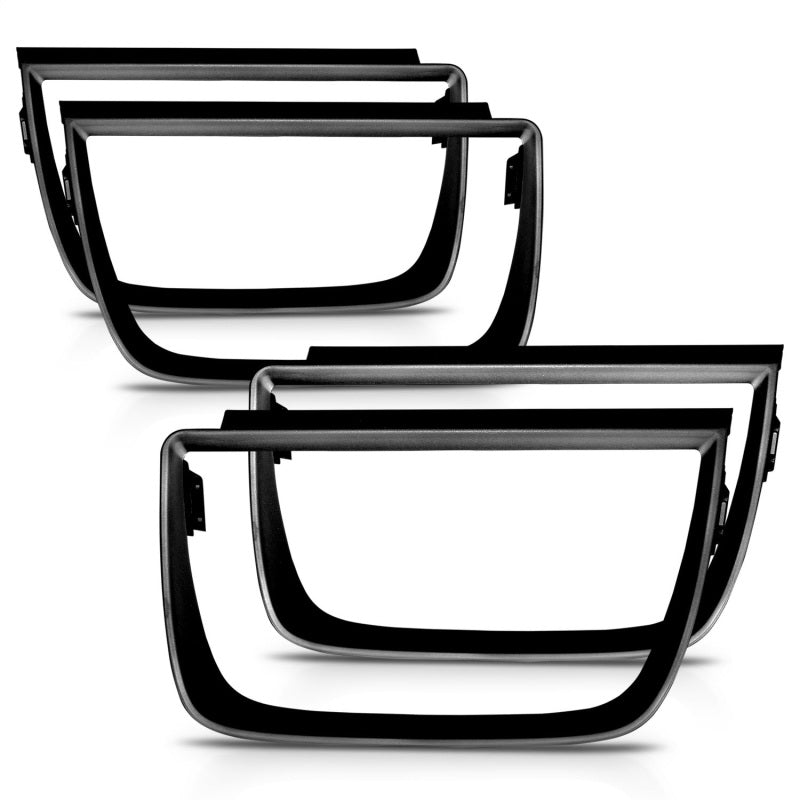 Anzo Taillight Bezels 2010-2013 Chevrolet Camaro Taillight Bezels- 4pc Flat 351001 Photo - Unmounted