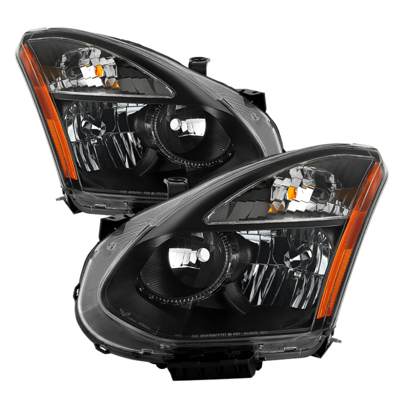SPYDER xTune Nissan Rogue 08-14 Halogen Model Only OEM Style Headlights-Black HD-JH-NROG08-AM-BK 9035548 9035548 Photo - Primary