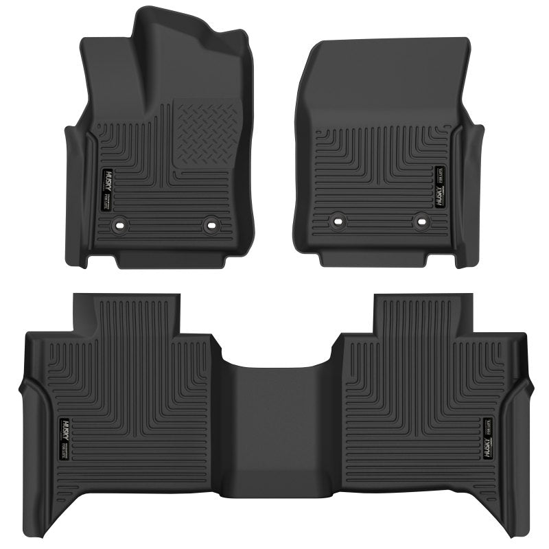 Husky Liners HL XAC - Front - 2nd Row - Black Floor Mats Floor Mats - Rubber main image