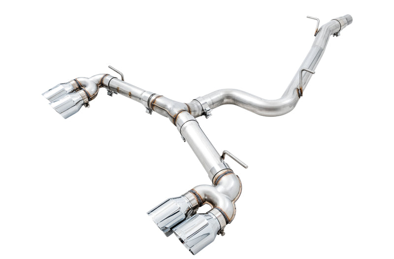 AWE Tuning Mk7 Golf R Track Edition Exhaust w/Chrome Silver Tips 102mm 3015-42134 3015-42134 Photo - Primary