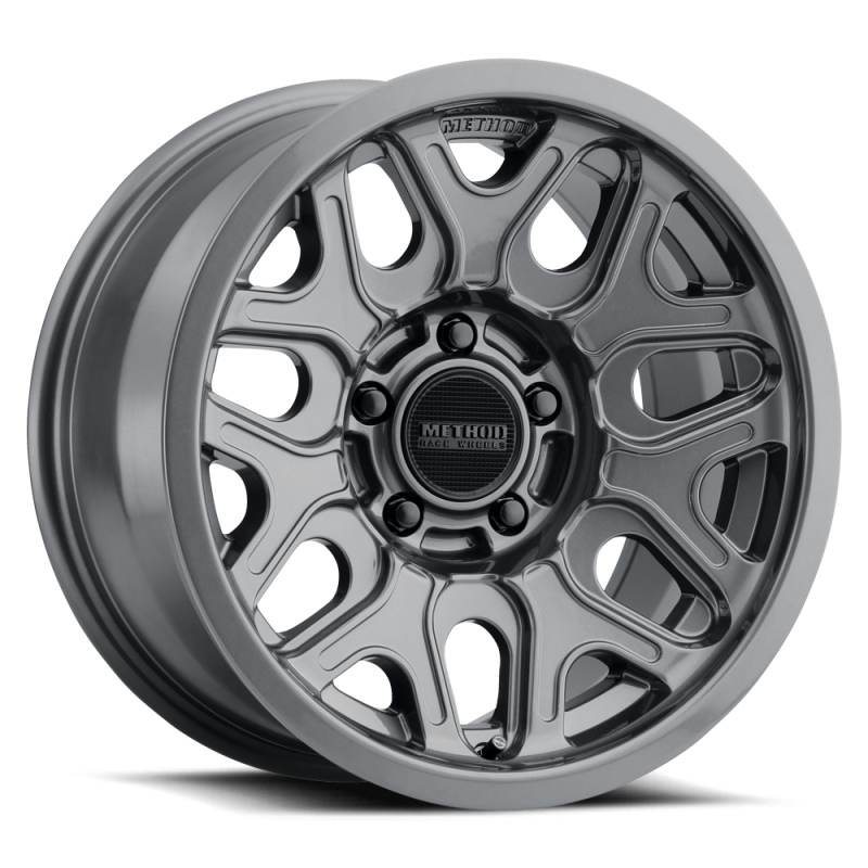 Method Wheels Method MR322 / 17x8.5 / 6x135 BP / 0ET / 4.72in BS / 87mm CB - Gloss Titanium Wheel MR32278516800 MR32278516800 Photo - Primary
