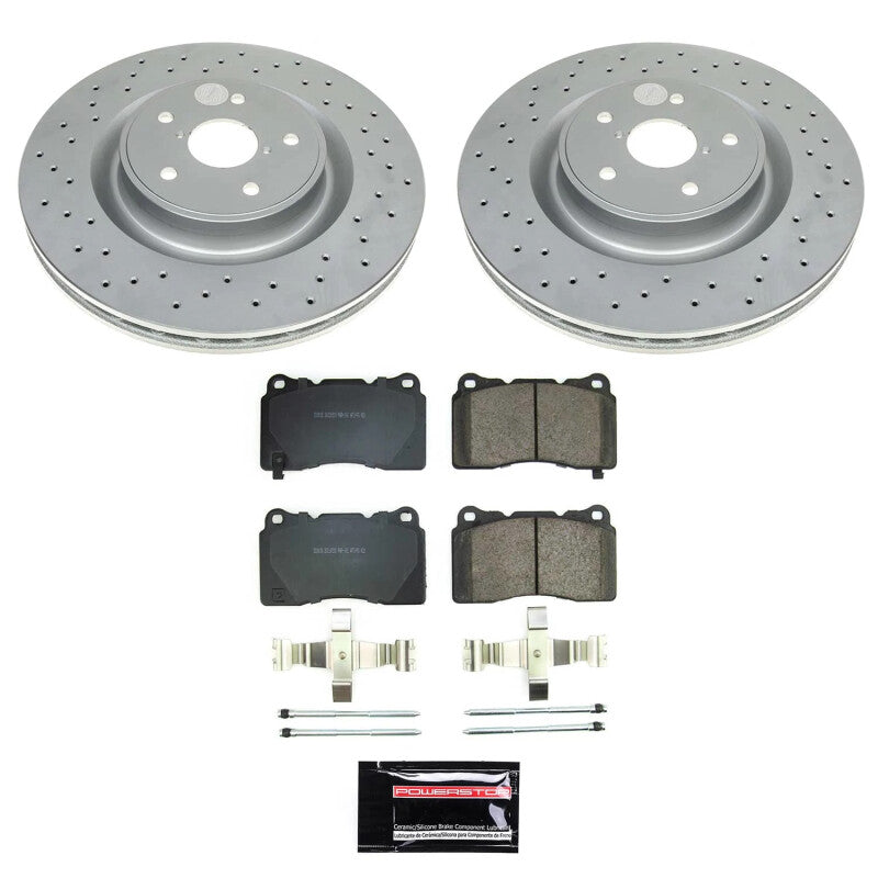 PowerStop Power Stop 2021 Subaru WRX Front Z17 Coated Brake Kit CRK9080 CRK9080 Photo - Primary