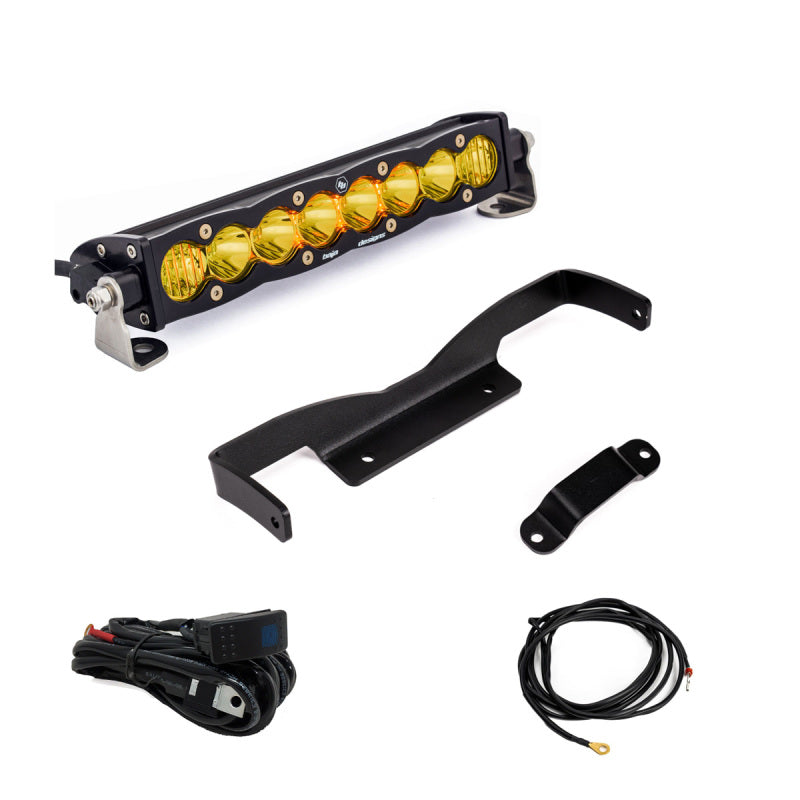 Baja Designs Can-Am Maverick R Amber 10in S8 Shock Tower Kit 448196