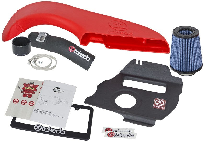 aFe Takeda Pro 5R Stage-2 Intake System - Subaru WRX STI 15-16 TA-4306B-R Photo - Unmounted