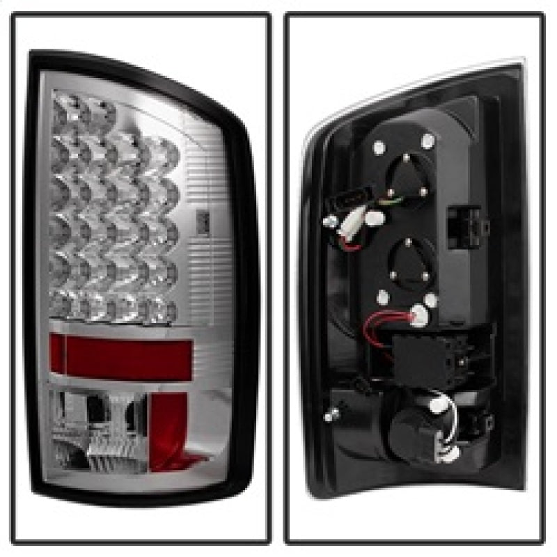 Spyder Dodge Ram 07-08 1500/Ram 07-09 2500/3500 LED Tail Lights Chrome ALT-YD-DRAM06-LED-C 5002624 5002624 Photo - Unmounted