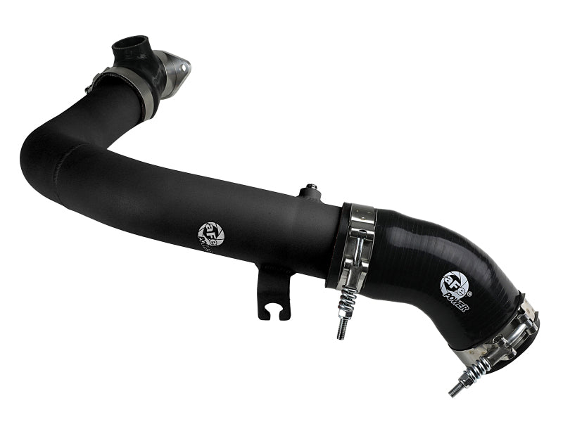 aFe BladeRunner 2.5in Aluminium Hot Side Charge Pipe 15-20 Subaru WRX 2.0T - Black 46-20378-B 46-20378-B Photo - Primary