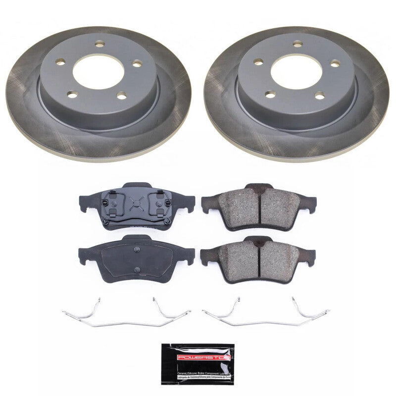 PowerStop Power Stop 04-05 Mazda 3 Rear Semi-Coated Rotor Kit SC124 SC124 Photo - Primary