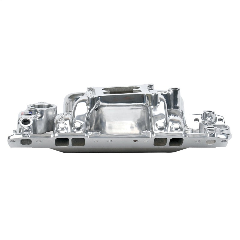 Edelbrock Polished S/B Chevy RPM Air-Gap Manifold 75011 Photo - Unmounted