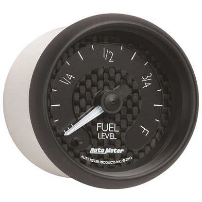 Autometer GT Series 52mm Full Sweep Electronic 0-280 ohm Fuel Level Programmable Empty-Full Range 8010 8010 User 5