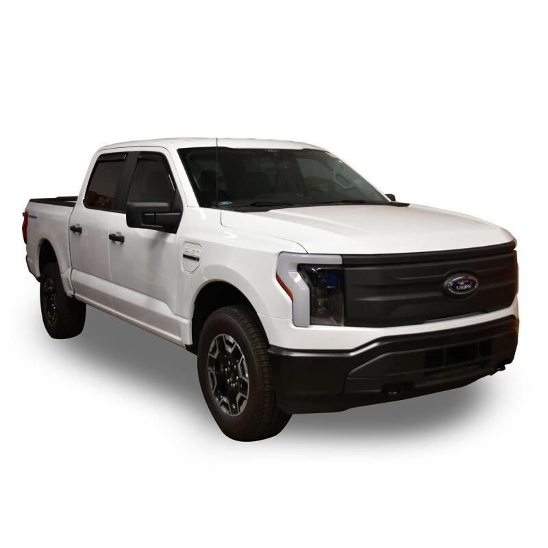 Westin 2015-2018 Ford F-150 SuperCrew Wade In-Channel Wind Deflector 4pc - Smoke 72-37407 72-37407 Photo - Mounted