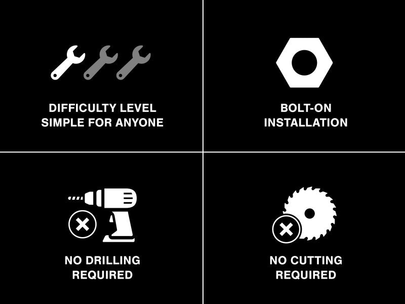 Raxiom 07-18 Jeep Wrangler JK 50-Inch Straight Dual Row LED Light Bar Flood/Spot Combo Beam J106721 J106721 Photo - Close Up