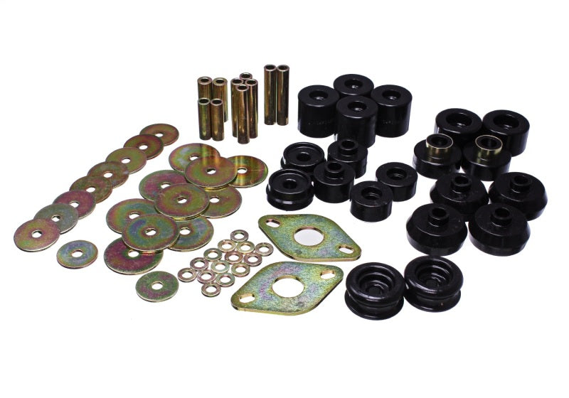 Energy Suspension Body Mount Bushing Set Black 8.4111G Photo - Primary
