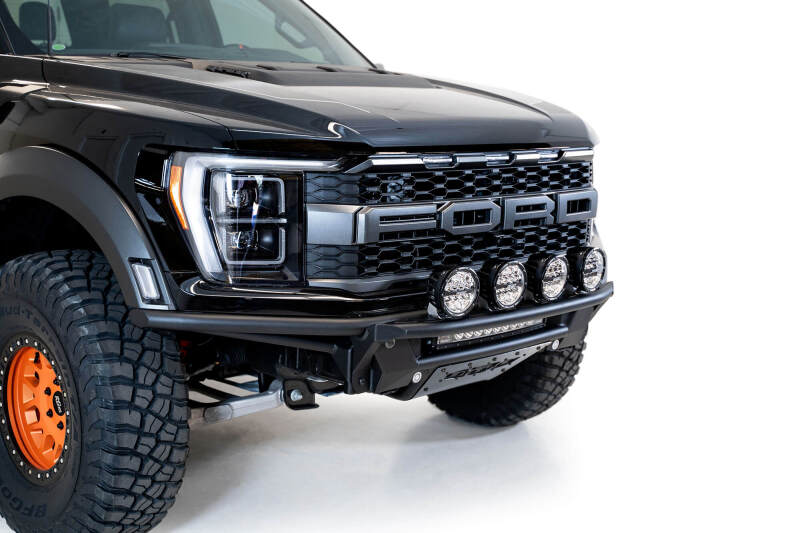 Addictive Desert Designs 21-22 Ford Raptor PRO Bolt-On Add-On Light Hoop (Req F218102070103) L2157021701NA L2157021701NA Photo - Mounted