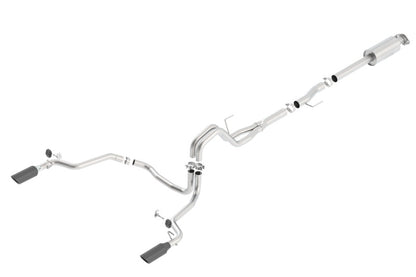 Borla 15-16 Ford F150 3.5L EcoBoost Ext. Cab Black Chrome CB Exht ATAK Single Split Rear Exit 140616BC 140616BC Photo - Primary