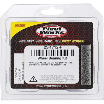 Pivot Works BMW Wheel Bearing Kit Premium Bearings 25-1712-P 25-1712-P Photo - Primary