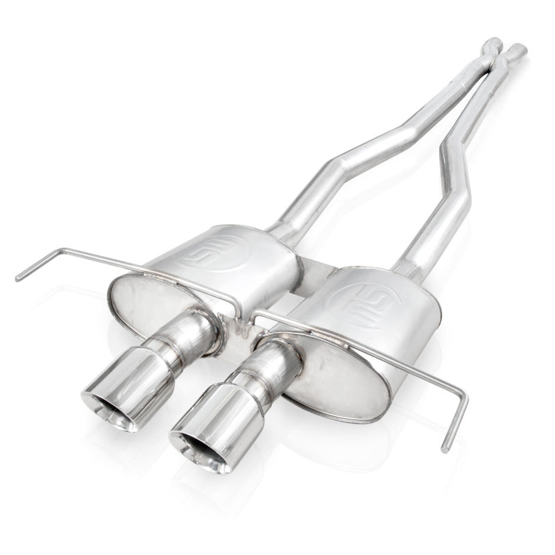 Stainless Works 2009-15 Cadillac CTS-V Coupe 3in Catback System X-Pipe Chambered Mufflers 4in Tips CTSV9CPCBHDR CTSV9CPCBHDR Photo - Primary