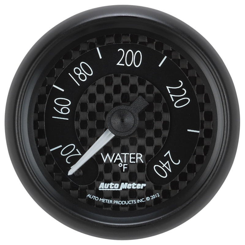Autometer GT Series 52mm Mechanical 120-240 Deg F Water Temperature Gauge 8032 8032 Photo - Primary