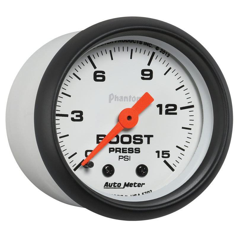 Autometer Gauge, Boost, 2 1/16", 15Psi, Mechanical, Phantom 5702 User 3