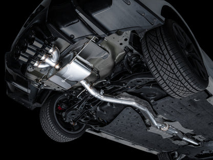 AWE Tuning 2024 Acura Integra Type S DE5 FWD Touring Edition Exhaust w/ Triple Diamond Black Tips 3015-53335 3015-53335 Photo - Mounted