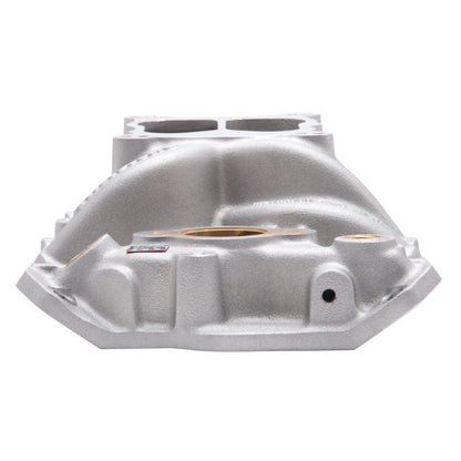 Edelbrock RPM Q-Jet Marine, SBC 23-Degree, 1955-1986, Manifold, with Brass 2504 Photo - out of package