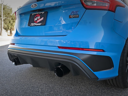 aFe Takeda 3in 304 SS Cat-Back Exhaust System w/ Black Tips 16-18 Ford 49-33103-B Photo - Mounted