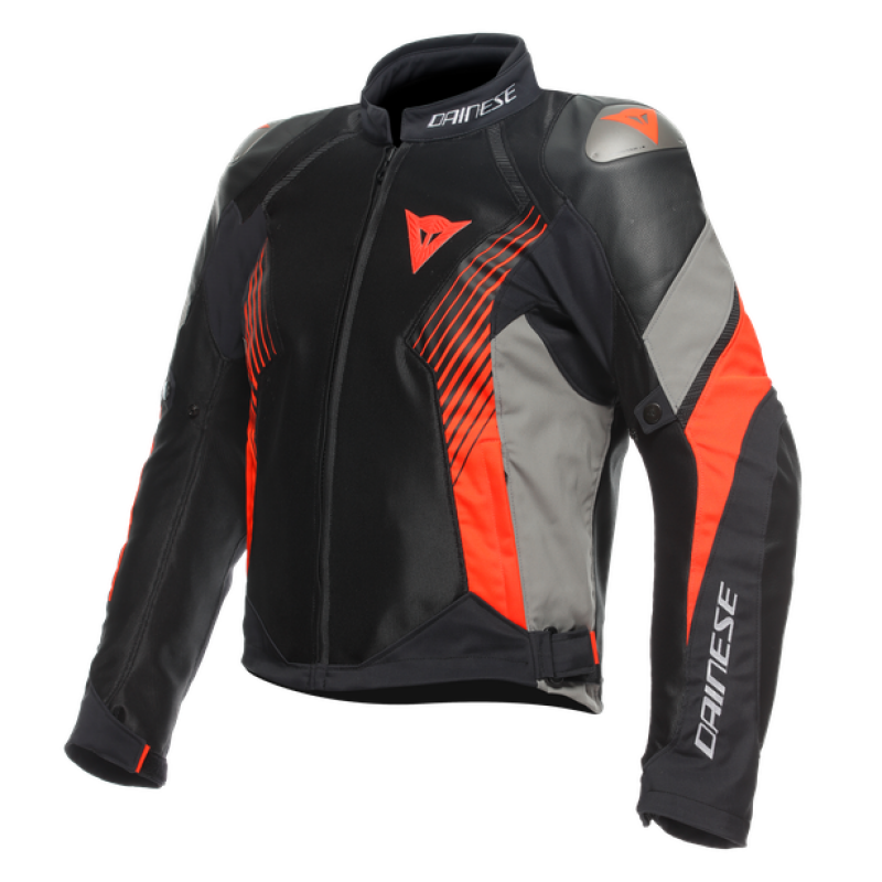 Dainese Super Rider 2 Absoluteshell Jacket Black/Dark Gull Gray/Fluorescent Red Size - 52 201654630-85I-52 201654630-85I-52 User 1