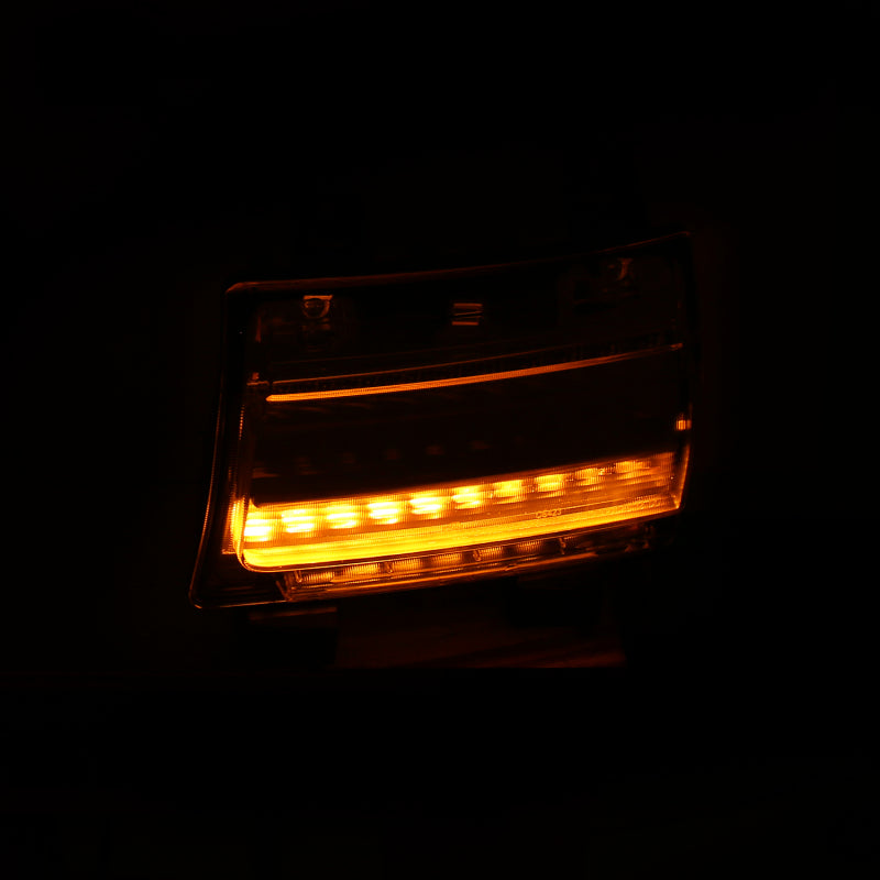 ANZO 18-19 Jeep Wrangler JL LED Chrome Clear w/ Sequential Signal 511082 511082 Photo - out of package