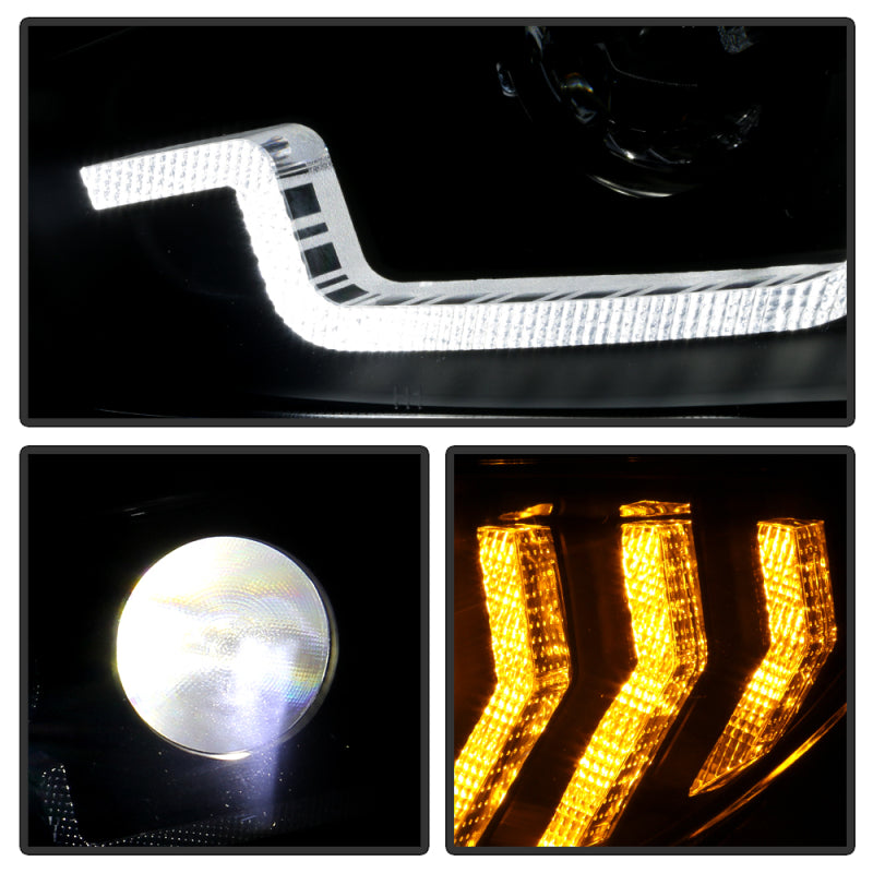 Spyder Honda Civic 16-18 2DR/4DR/Hatchback Headlight Black PRO-YD-HC16PL-SEQ-BK 5087539 5087539 User 6