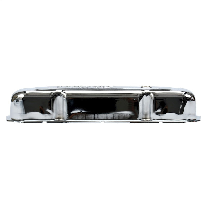 Edelbrock Valve Cover, Signature Series, Chrysler, 1958-1979 361-440 V8, Chrome 4491 Photo - Unmounted