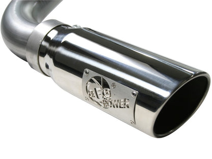 aFe MACH Force-Xp 3in 409 Stainless Steel Cat-Back Exhaust System w/Polish 49-44013-P Photo - Unmounted