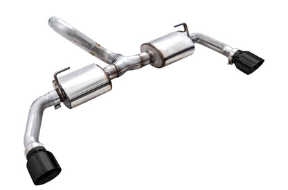 AWE Tuning 2018+ Jeep Wrangler JL/JLU Tread Edition Axle-Back Dual Exhaust - Diamond Black Tips 3015-33001 3015-33001 Photo - out of package