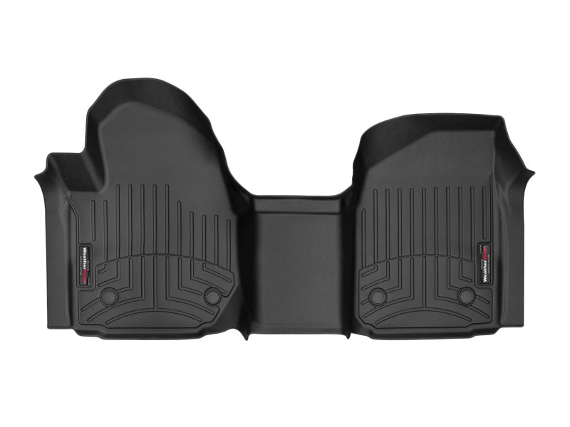WeatherTech 2019+ Chevrolet Silverado 1500 / GMC Sierra (Regular Cab) Front Vinyl FloorLiner - Black 4415421V 4415421V Photo - Primary