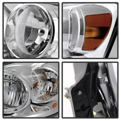 SPYDER Xtune Dodge Ram 1500 06-08 / Ram 2500/3500 06-09 Amber Crystal Headlights Chrome HD-JH-DR06-AM-C 9022913 9022913 Photo - Unmounted