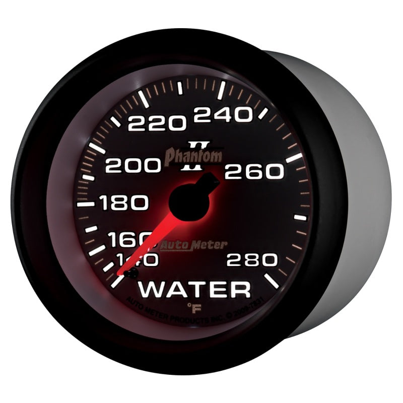 Autometer Phantom II 2-5/8in 140-280 Degree F Mechanical Water Gauge 7831 7831 User 3