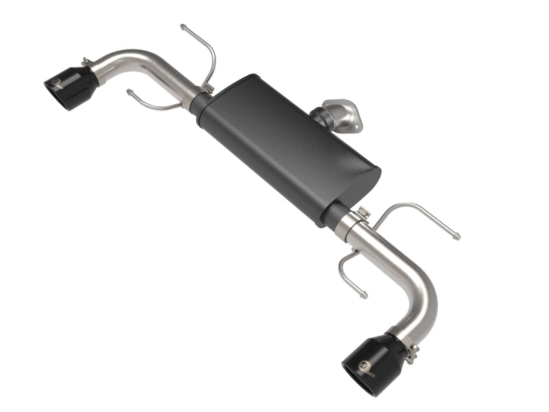 aFe Takeda 17-21 Mazda CX-5 2.5L (t) 2.5in. SS Axle-Back Exhaust System w/Black Tips 49-37021-B 49-37021-B Photo - Primary