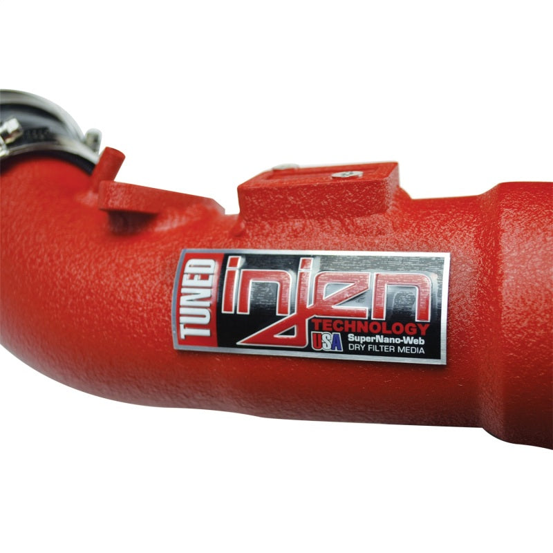 Injen 17-19 Honda Civic Type R 2.0T Wrinkle Red Short Ram Air Intake SP1583WR SP1583WR Photo - Unmounted