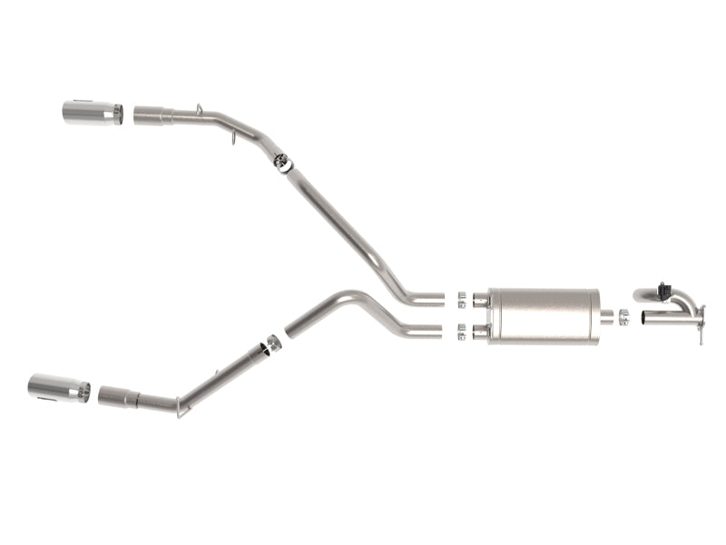 aFe Gemini XV 3in 304 SS Cat-Back Exhaust 19-21 Ram 1500 V8 5.7L Hemi w/ Polish Tips 49-32081-P 49-32081-P Photo - Unmounted