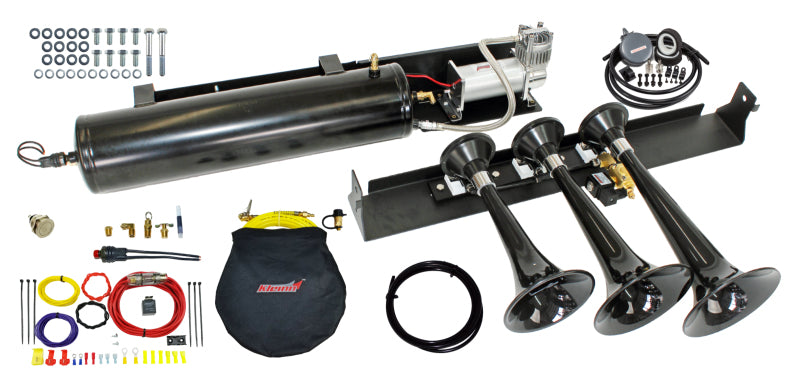Kleinn Air Horns Kleinn 09-14 Ford F-150/ Raptor Onboard Air System w/ Model 230 Horns VELO-230 VELO-230 Photo - Primary