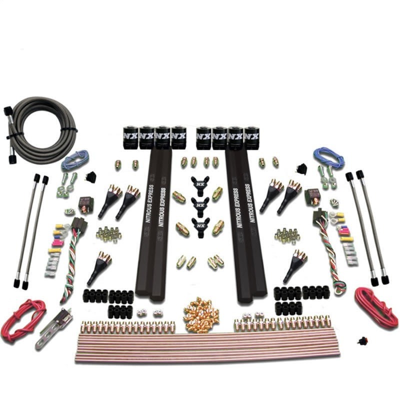 Nitrous Express 6 Cyl SX2 Dual Stage Nozzle Nitrous Kit (150-750HP) w/o Bottle 90096-00 90096-00 Photo - Primary