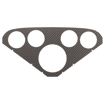 AutoMeter Faceplate For PN 2208 Optional Silver Carbon Look 2124 2124 Photo - Primary