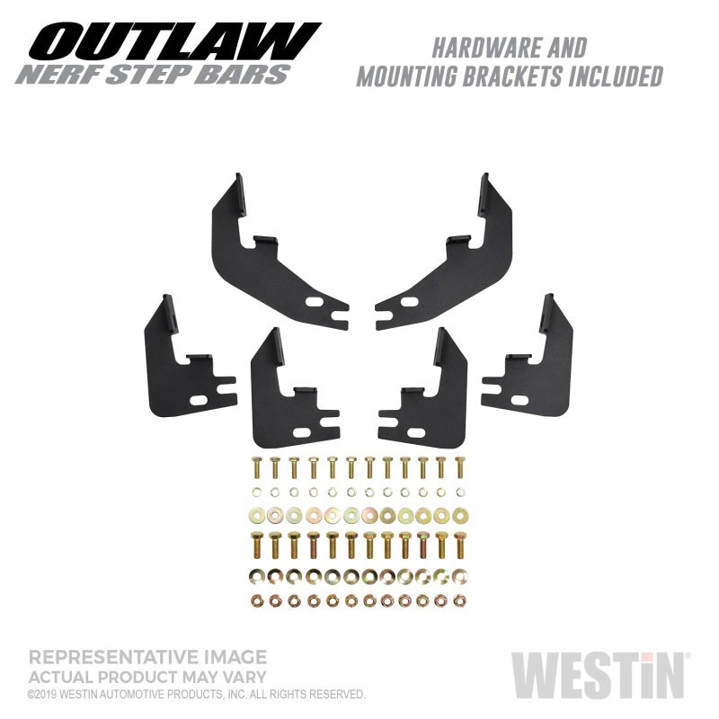 Westin 15-19 Ford F-150 SuperCrew / 17-19 Ford F-250/350 Crew Cab Outlaw Nerf Step Bars 58-53945 58-53945 Photo - Unmounted