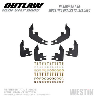 Westin 15-19 Ford F-150 SuperCrew / 17-19 Ford F-250/350 Crew Cab Outlaw Nerf Step Bars 58-53945 58-53945 Photo - Unmounted