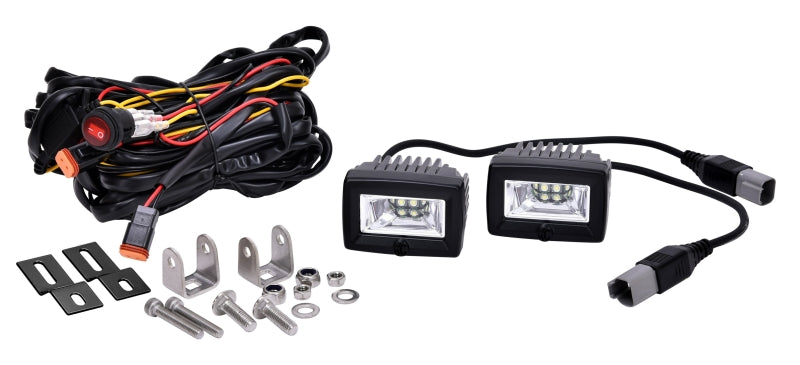 KC HiLiTES 2" C-Series C2 LED - 2-Light System - Backup - 20W Flood Beam 519 519 Photo - Primary