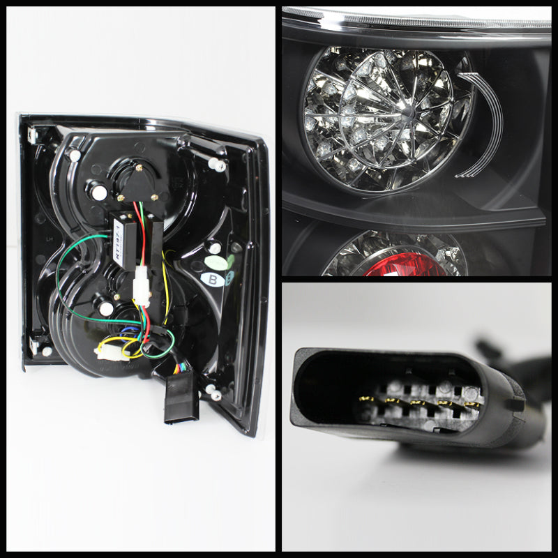 Spyder Land Rover Range Rover HSE 03-05 LED Tail Lights Black ALT-YD-LRRRH03-LED-BK 5070111 5070111 User 1