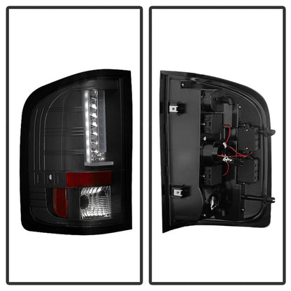 Spyder Chevy Silverado 07-13 Version 2 LED Tail Lights - Black ALT-YD-CS07V2-LED-BK 5081766 5081766 Photo - Unmounted