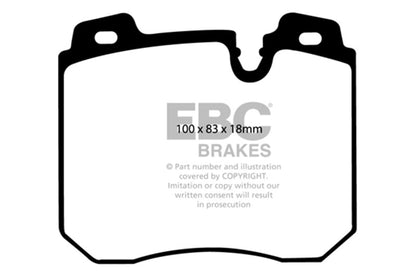 EBC Disc Brake Pad Set DP4886R Photo - Primary