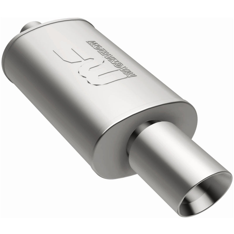 MagnaFlow 5" X 8" Oval Center/Center Performance Muffler With Tip 14851 Photo - out of package