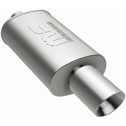 MagnaFlow 5" X 8" Oval Center/Center Performance Muffler With Tip 14851 Photo - out of package