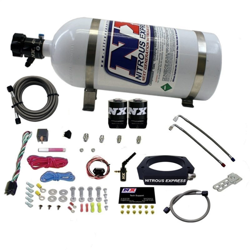 Nitrous Express 2014+ GM 6.2L Truck Nitrous Plate Kit (35-300HP) w/10lb Bottle 20937-10 20937-10 Photo - Primary